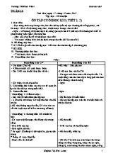 Giáo án Lớp 3 - Tuần 18 - Năm học 2012-2013